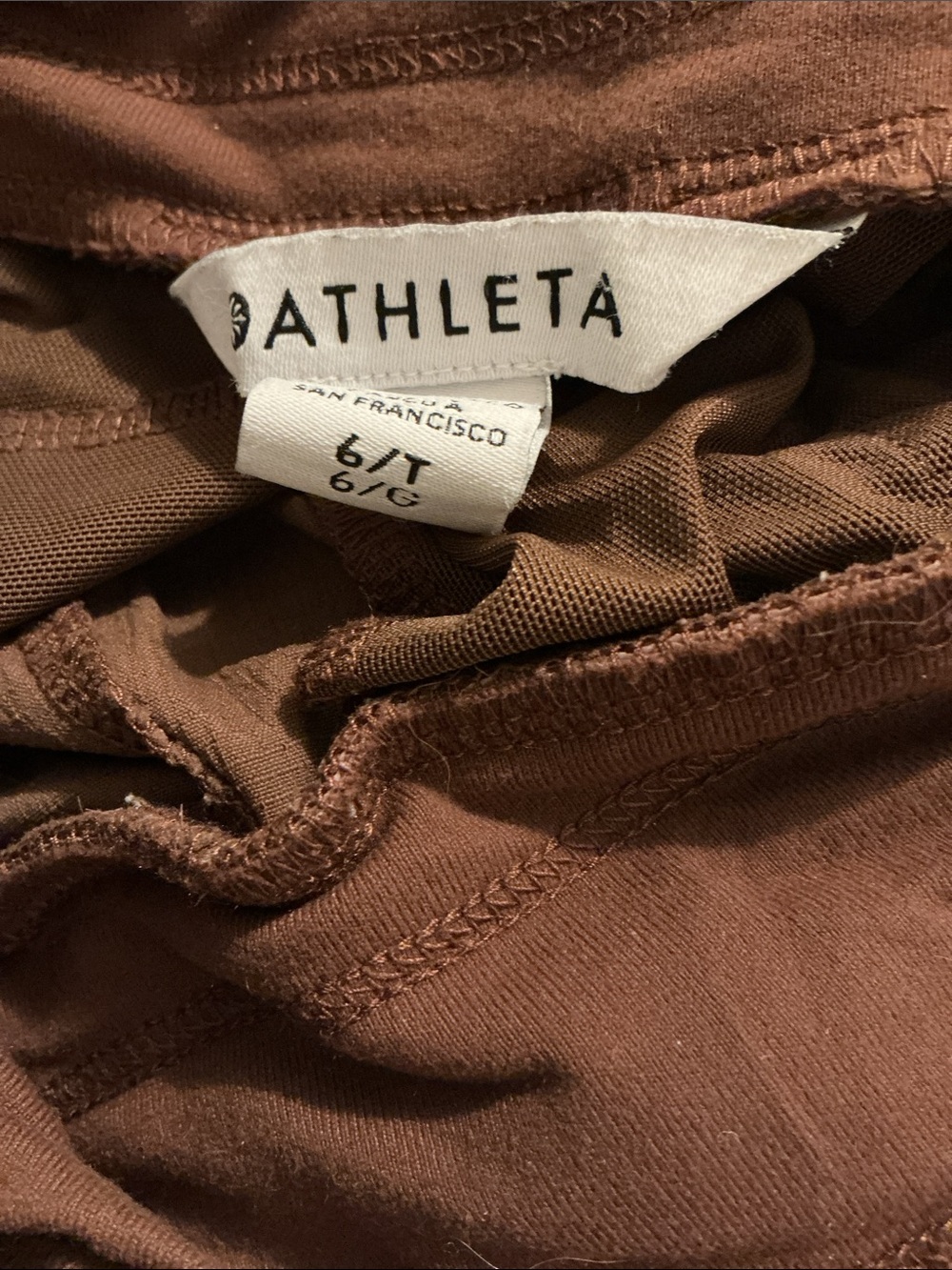 Athleta Pants Womens 6 Brown Trekkie North Jogger Hiking Casual Trail Athletic - Picture 8 of 8